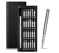 Kit Tournevis de Précision,Mini 24 en 1 Set Outils Portables,avec T2/T3/T4/T5/T6/T8/T10/T15, Cruciforme PH000/PH00/PH0/PH1/PH2,Triwing Y1,etc,pour la Réparation de Phone,Laptop,Caméra,Montres