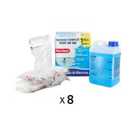 Kit traitement piscine complet - Rev-Aqua 30/60 m3 - 8 mois de Mareva