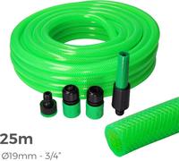 Kit Tuyau Arrosage Anti-torsion 25m Edm Tuyau Anti-torsion 19mm (3/4'') Avec Accessoires - Edm