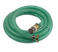 tuyau d'aspiration + de refoulement 1"/25mm avec crépine, clapet anti-retour + raccord rapide 25m