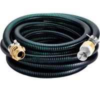 Kit Tuyau d'aspiration Metabo, 7 m, 1" (25 mm), Pour pompe de jardin et surpresseur, Raccord laiton, Clapet anti-retour avec crépine