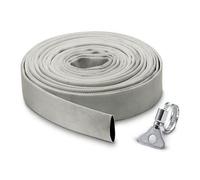 Karcher Tuyau plat en textile 10 m x diamètre 32 mm (1''1/4) - pour pompes immergées d'évacuation - Débit élevé 5 bars