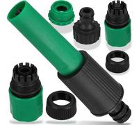 Kit universel de tuyaux d'arrosage + 3X raccords de tuyaux adaptateurs