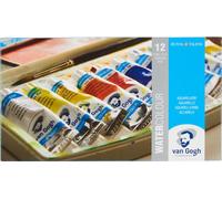 Kit valise Van Gogh en plastique | 12 tubes de 10 ml