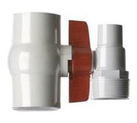 Kit vanne 1/4 de tour + embout cannelé Ø 38 mm - Gré G