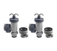 Kit Vanne Plongeur pour intex 25009 Adaptateur Tuyau Kit Vanne | Compatible 1500-4000 GPH, remplacement rapide, étanchéité parfaite, pour pompes type B
