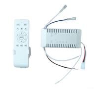 Kit Ventilateur Plafond Variateur pour lumière Kit Ventilateur | Minuterie auto 1H/2H/4H, mode vent pour naturel, stable pour fil, compatible B79A, économie énergie