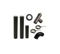 Kit Ventouse Universel D. 80/125 Complet (Sortie Façade) Poêle à Granulés Raccordement Au Dessus