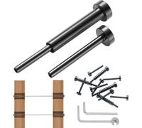 Kit VEVOR de 40 rampes de câbles invisibles, T316 acier inoxydable 1/8 pouce récepteur invisible et extrémité de boulon à sertir pour rampes de câbles, tendeur à sertir 1/8 pouce pour poteaux en bois/