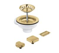 Grohe - Kit de vidage d'évier, Cool Sunrise brossé 40996GN0