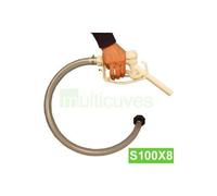 Kit Vidange cuve eau 1000 L S100X8 - Tuyau 1 m + Pistolet