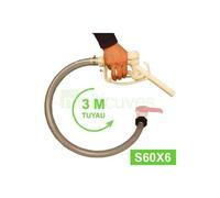 Kit Vidange cuve eau 1000 L S60X6 - Tuyau 3 m + Pistolet