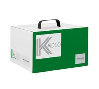 Kit Vidéo 2 Fils 2 Bp Platine Antivandale + Moniteur Main Libre - COMELIT KVAV02