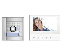 Kit vidéo BTICINO Flex’ONE, interphone SFERA, CLASSE300 X13E, 2 fils, gris/blanc, 1 pièce