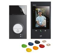 Kit vidéo BTICINO Flex’ONE, LINEA3000, CLASSE300EOS, noir, 2 fils, 1 pièce.