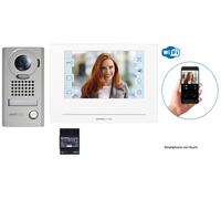 Kit vidéo JO wifi, platine zamak saillie, moniteur écran 7 tactile & alimentation - AIPHONE - JOS1VW"