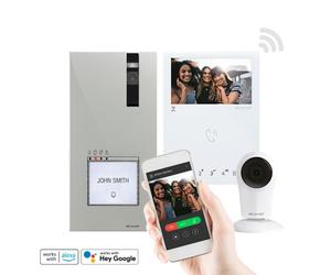 Kit Vidéo Quadra Et Mini Wi-Fi 2 Fils + Wicams02Fa - COMELIT 8451V/CAM