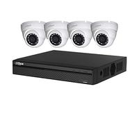 Kit vidéo Surveillance DAHUA Full HD 4 caméras dômes de 2 Mpx