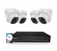 Kit Vidéo Surveillance NVS8-5MD4,5MP 4pcs Caméra PoE avec Audio+8CH 2To NVR