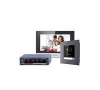 Kit Vidéophone DS-KIS602(B)/Flush Wi-Fi PoE IP65