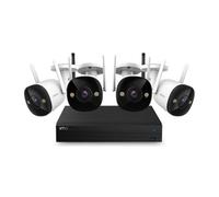 Kit Vidéosurveillance 1 enregistreur et 4 Caméras IP WiFi Bullet 2 2MP - IMOU