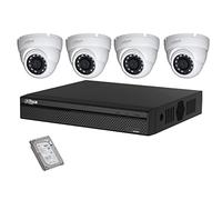 Kit vidéosurveillance 500Go DAHUA Full HD 4 caméras dômes de 2 Mpx