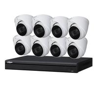 Kit vidéosurveillance DAHUA KITEVO 8DOM720P-001 - 8 caméras dômes extérieures IR 60m
