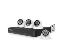 Kit vidéosurveillance numérique PoE 4 caméras T8EP avec Disque Dur 2T Inclus - Foscam