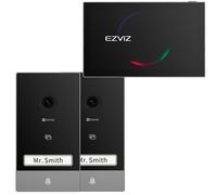 EZVIZ Visiophone HP7 2K Kit 2 entrées Écran tactile 7" Détection de personne Wi‑Fi 2,4/5 GHz