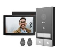 EZVIZ Kit portier vidéo HP7FAMILY – 2 familles, écran 7 pouces tactile, 2K, Wi‑Fi double bande