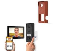 Kit visiophone sans fil connecté Wave 3 + coque terracotta