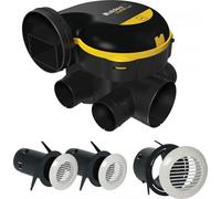 Kit Vmc Easyhome Auto Aldes Ventilation Simple Flux Autoréglable Complète - Aldes
