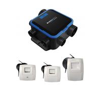 Kit Vmc Easyhome Hygro Compact Premium Mw + Bouches Bahia Curve Elec - Aldes
