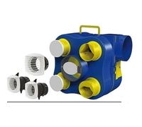 KIT VMC HYGROVARIABLE HYGROSTAT 2 VITESSES Hygrostat automatique préréglé à 75% d’humidité / au delà demarage 2 EME vitesse
