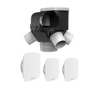 Kit Autocosy VMC autoréglable 4 sanitaires (3 bouches LINES) - ATLANTIC 412288
