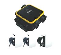 Kit VMC simple flux autoréglable Aldes EasyHOME AUTO DHU COMPACT avec grilles ColorLINE