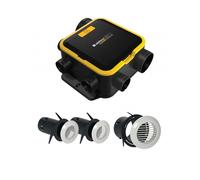 ALDES Kit VMC simple flux EasyHOME Auto Compact avec 3 Grilles BIP