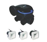 Kit VMC simple flux hygroréglable Aldes EasyHOME HYGRO Classic avec bouches BDH