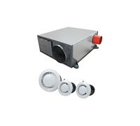 Kit VMC simple flux hygrovariable extra-plate + 3 bouches - - KVVPL