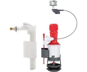 Kit WC complet avec valve à flotteur et réservoir de chasse – Wirquin