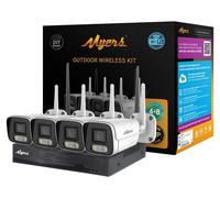 Kit WiFi 5 Mpx, 8 canaux, 4 caméras bullet Myers