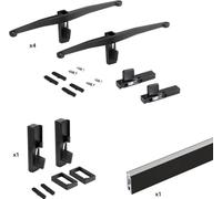 Kit Zero de supports pour étagères en bois et tringle