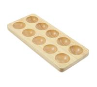 KITANDOVE Organisateur D'œufs En Bois Plateau De Rangement D'œufs Pour Assiette De Rangement Pour 10 Œufs