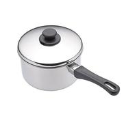 Kitchen Craft - Casserole en Inox avec Couvercle, 20 cm, Capacité 2 Litres et Demi - Couleur Argent