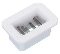 Kitchen Craft - Coupe-Haricots Verts en Plastique avec Lames en Inox, 5,5 x 4 x 3 cm - Blanc