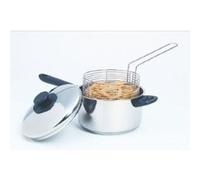 KITCHEN CRAFT - FRITEUSE TRADITIONNELLE AVEC PANIER - ACIER INOXYDABLE - 20 CM G