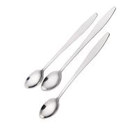 Kitchen Craft - Lot de 3 Grandes Cuillères à Glace et Latte en Inox, 21 cm