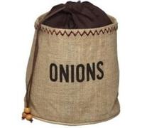 KITCHEN CRAFT NATURAL ELEMENTS HESSIAN SAC DE CONSERVATION À OIGNONS AVEC DOUBLURE OCCULTANTE G