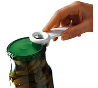 Kitchen Craft - Ouvre-Pot et Bocal en Inox, Système de Levier, 14 x 9.5 cm - Couleur Bleu, Jaune, Rouge et Blanc