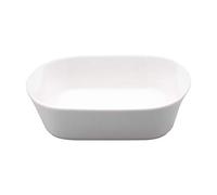 Kitchen Craft - Plat pour Four en Céramique, 21 x 19 cm - Blanc